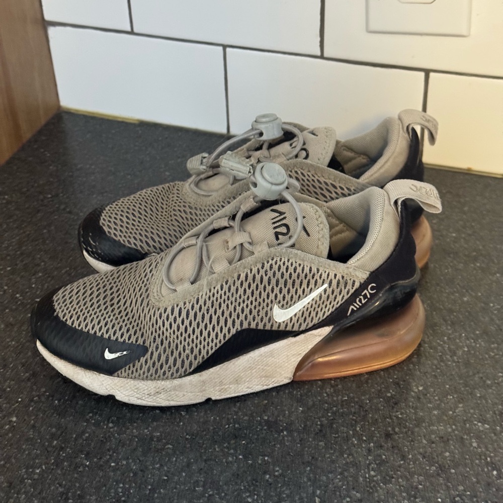 Nike Air Max 270 React Grey & Black Sneakers